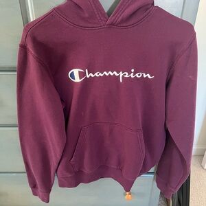 Champion Burgundy Hoodie
